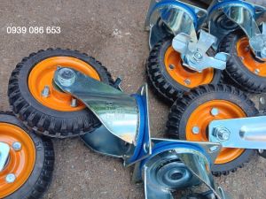 Bánh xe đẩy cao su không khóa